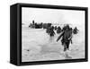 WWII Normandy Invasion-Bert Brandt-Framed Stretched Canvas