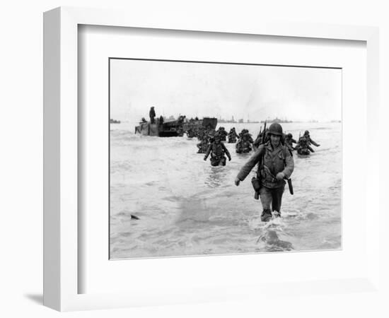 WWII Normandy Invasion-Bert Brandt-Framed Photographic Print