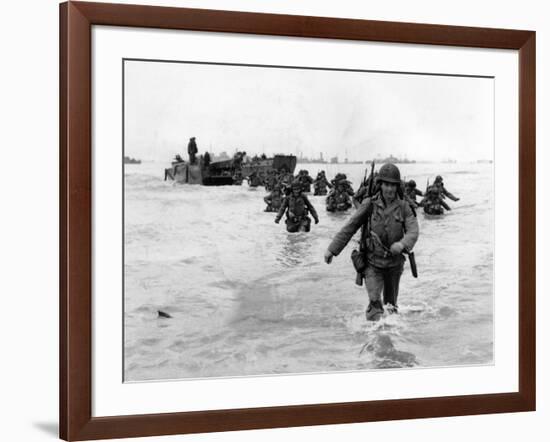 WWII Normandy Invasion-Bert Brandt-Framed Photographic Print