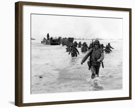 WWII Normandy Invasion-Bert Brandt-Framed Photographic Print