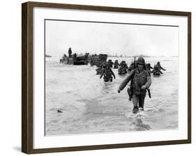 WWII Normandy Invasion-Bert Brandt-Framed Photographic Print