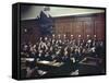 WWII Nuremburg Trials 1946-null-Framed Stretched Canvas