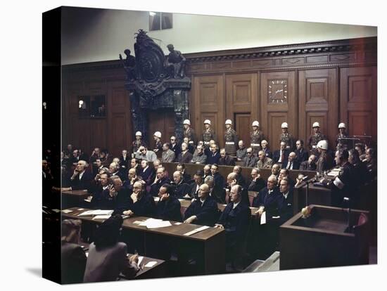 WWII Nuremburg Trials 1946-null-Stretched Canvas