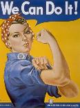 Rosie the Riveter We Can Do It-J^ Howard Miller-Art Print