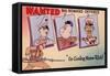 WWII Propaganda - Axis Leaders Wanted-Lantern Press-Framed Stretched Canvas