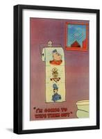 WWII Propaganda - I'm Going to Wipe Them Out-Lantern Press-Framed Art Print