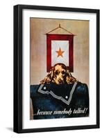 WWII: Propaganda Poster-null-Framed Giclee Print