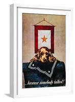 WWII: Propaganda Poster-null-Framed Giclee Print