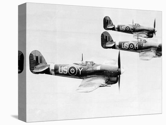 WWII RAF Hawker Typhoons-null-Stretched Canvas