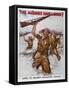 WWII Recruiting Poster-James Montgomery Flagg-Framed Stretched Canvas