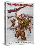 WWII Recruiting Poster-James Montgomery Flagg-Stretched Canvas