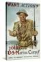 WWII Recruiting Poster-James Montgomery Flagg-Stretched Canvas