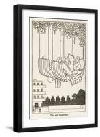 WWII Recycling: Anderson Hammock-William Heath Robinson-Framed Art Print