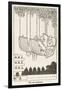 WWII Recycling: Anderson Hammock-William Heath Robinson-Framed Art Print