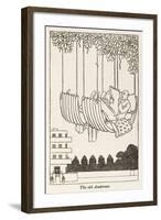 WWII Recycling: Anderson Hammock-William Heath Robinson-Framed Art Print