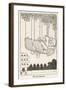 WWII Recycling: Anderson Hammock-William Heath Robinson-Framed Art Print