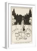 WWII Recycling: Stirrup Pump Bathing-William Heath Robinson-Framed Art Print