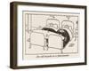 WWII Recycling: Torpedo Foot Warmer-William Heath Robinson-Framed Art Print