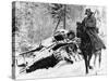 WWII Red Army Cavalry Rider-null-Stretched Canvas