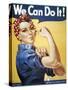 WWII: Rosie The Riveter-null-Stretched Canvas