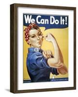 WWII: Rosie The Riveter-null-Framed Giclee Print