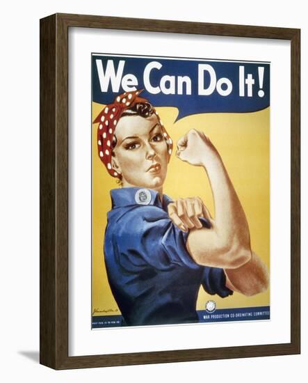 WWII: Rosie The Riveter-null-Framed Giclee Print