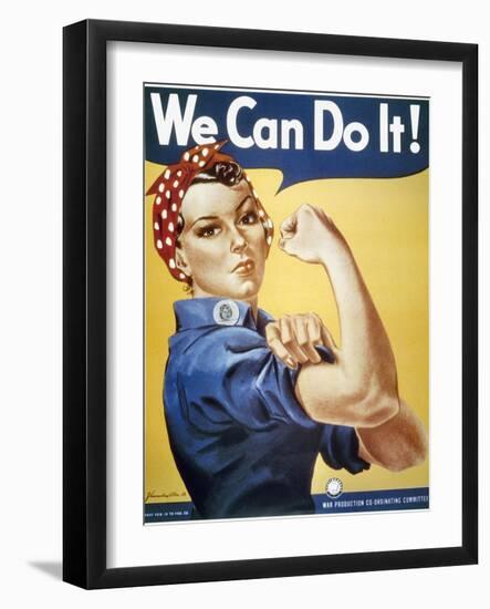 WWII: Rosie The Riveter-null-Framed Giclee Print