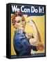 WWII: Rosie The Riveter-null-Framed Stretched Canvas