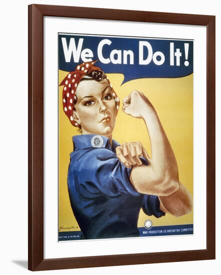 WWII: Rosie The Riveter-null-Framed Giclee Print