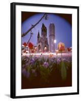 Wwii Ruins of the Kaiser Wilhelm Memorial Church (The Gedachtniskische), Berlin, Germany-Ralph Crane-Framed Photographic Print