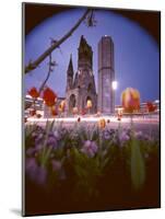 Wwii Ruins of the Kaiser Wilhelm Memorial Church (The Gedachtniskische), Berlin, Germany-Ralph Crane-Mounted Photographic Print