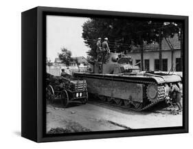 WWII Soviet Tanks in Ukraine 1941-Roth-Framed Stretched Canvas