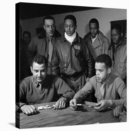 WWII: Tuskegee Airmen, 1945-Toni Frissell-Stretched Canvas