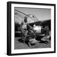 WWII: Tuskegee Airmen, 1945-Toni Frissell-Framed Premium Giclee Print