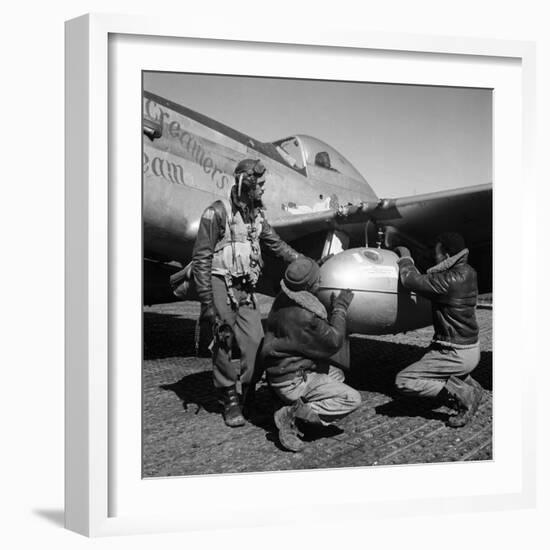 WWII: Tuskegee Airmen, 1945-Toni Frissell-Framed Giclee Print