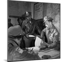 WWII: Tuskegee Airmen, 1945-Toni Frissell-Mounted Giclee Print