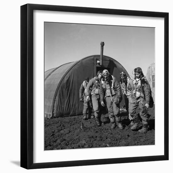 WWII: Tuskegee Airmen, 1945-Toni Frissell-Framed Giclee Print