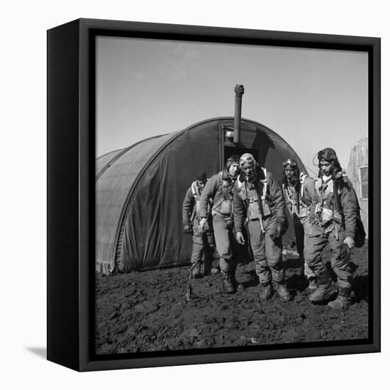 WWII: Tuskegee Airmen, 1945-Toni Frissell-Framed Stretched Canvas