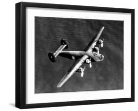 WWII U.S. Bomber Liberator-null-Framed Premium Photographic Print