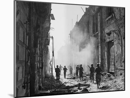 WWII U.S. Invasion Italy-null-Mounted Premium Photographic Print