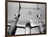 WWII U.S. Lockheed P38 Lightning-null-Framed Photographic Print