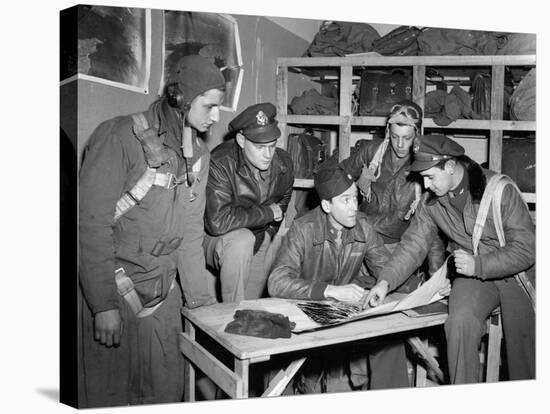 WWII U.S. Squadron Maj. Stewart-null-Stretched Canvas