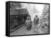 WWII U.S. Troops Coblenz-null-Framed Stretched Canvas