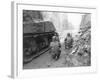 WWII U.S. Troops Coblenz-null-Framed Photographic Print