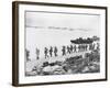 WWII U.S. Troops Invade Saipan-null-Framed Photographic Print