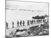 WWII U.S. Troops Invade Saipan-null-Mounted Photographic Print