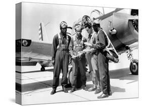 WWII U.S. Tuskegee Airmen-null-Stretched Canvas