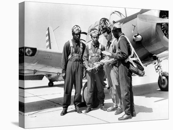 WWII U.S. Tuskegee Airmen-null-Stretched Canvas