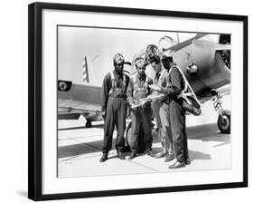 WWII U.S. Tuskegee Airmen-null-Framed Photographic Print