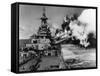 WWII USS Missouri-null-Framed Stretched Canvas